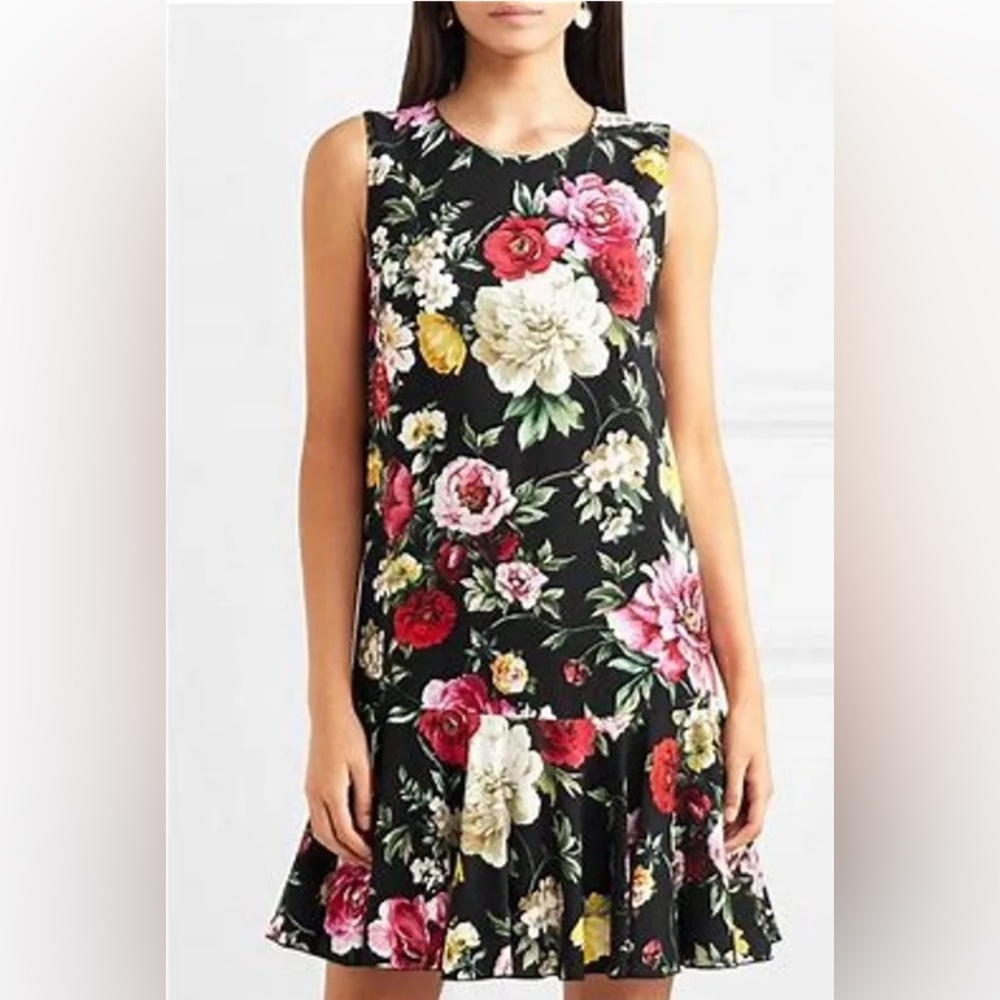 NWOT Dolce & Gabbana Stunning Flouncy Cady Floral Dress